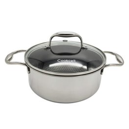 Cook Cell 24 cm Pot 5 Lt with glass lid
