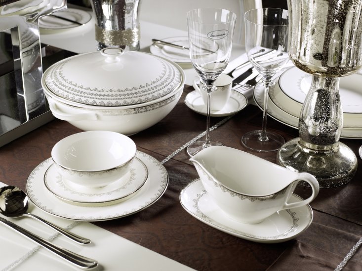 White Lace Place Setting
