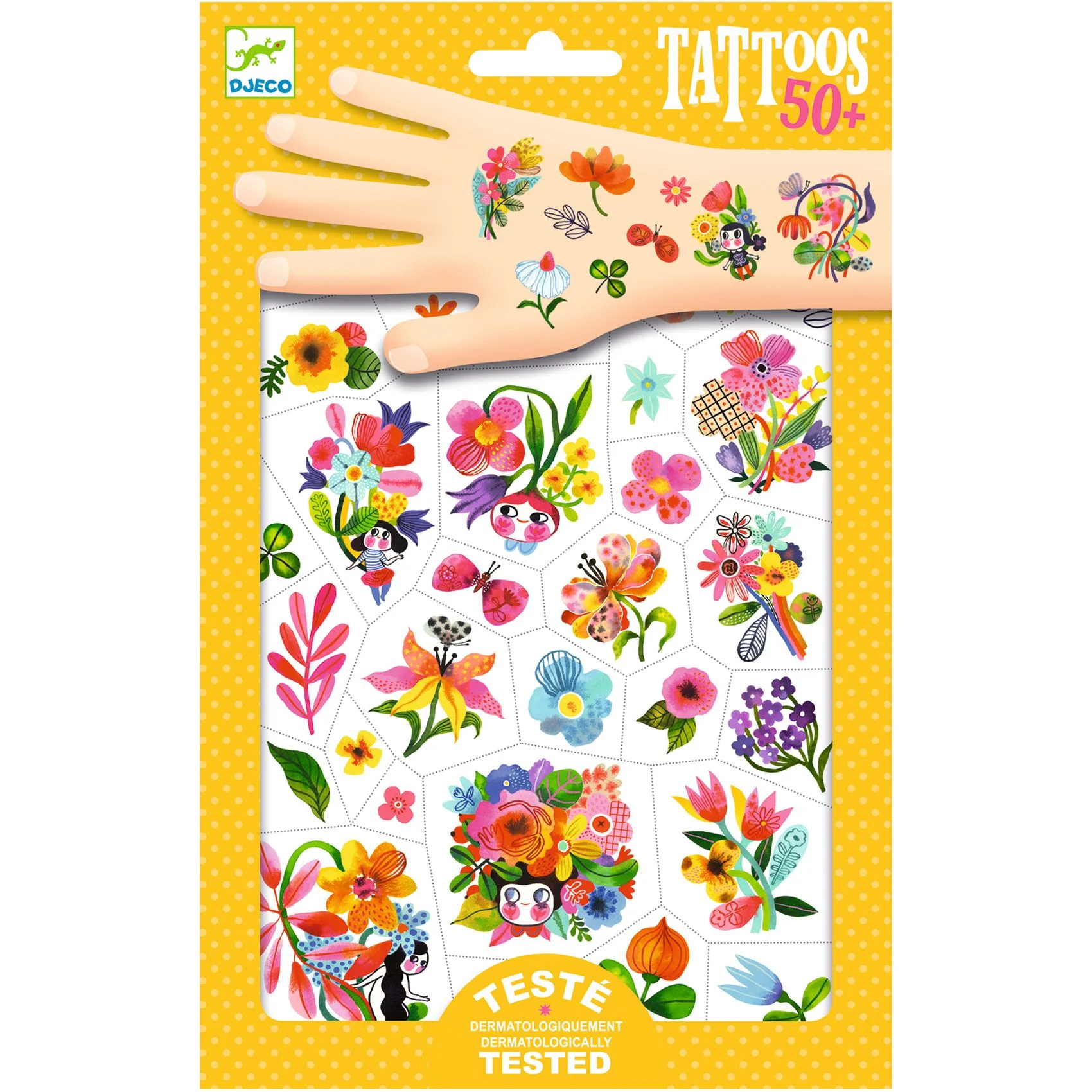 Djeco- Tattoos - Flowers
