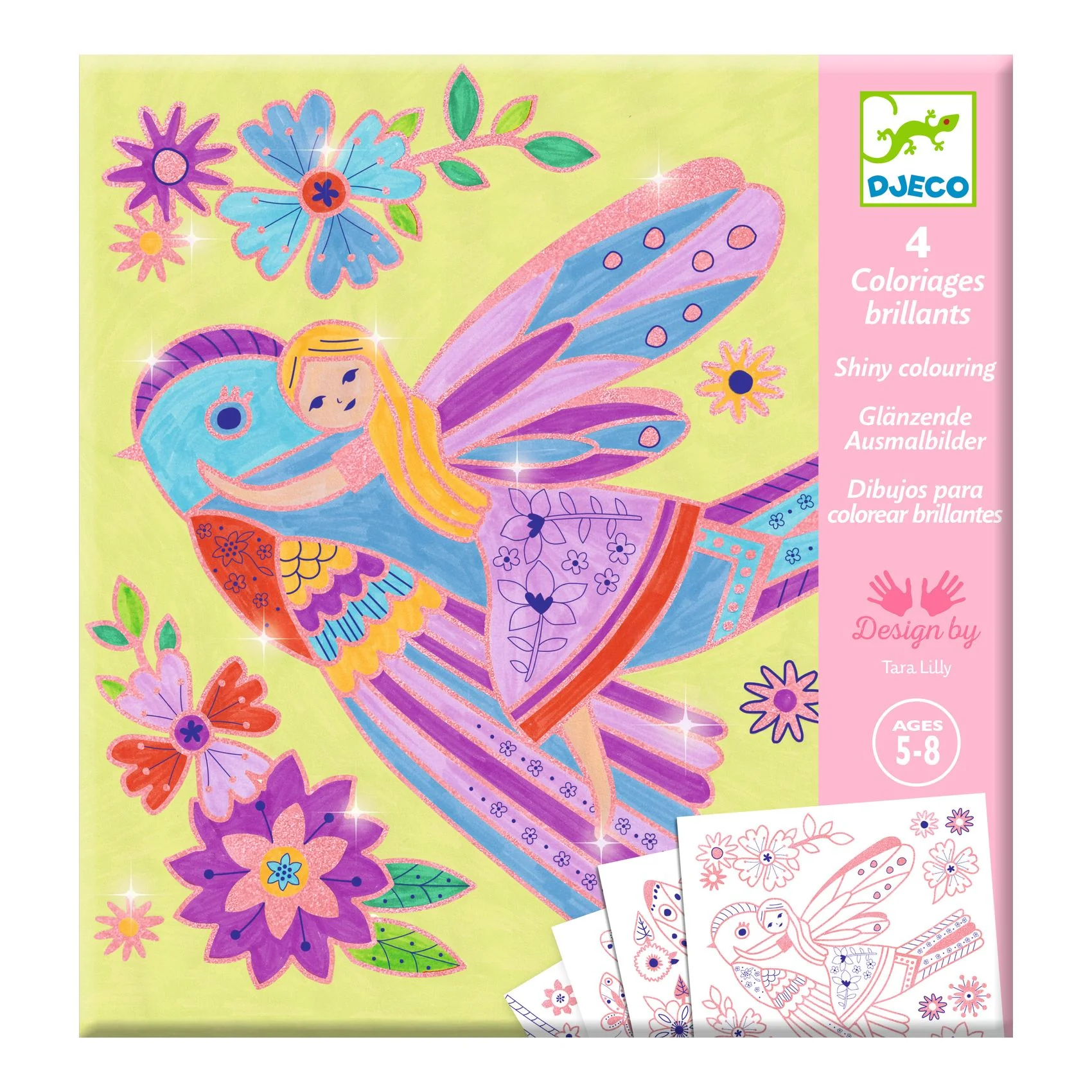 Djeco- Shiny Colouring -Little Wings