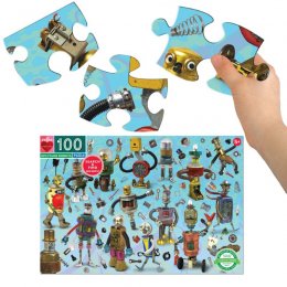 Eeboo Robots 100 Piece Puzzle