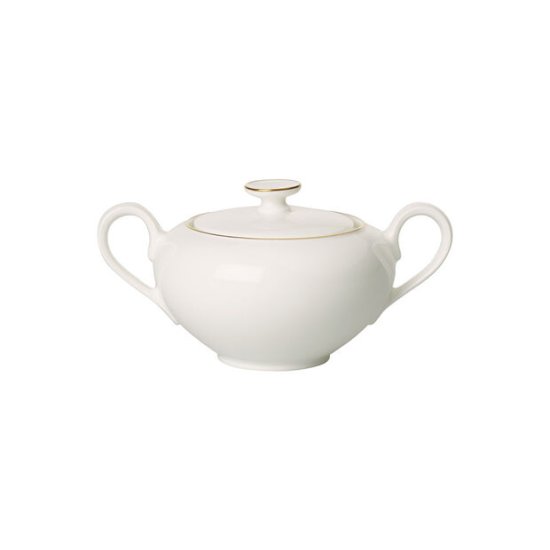 Anmut Gold sugar bowl, 350 ml, white/gold