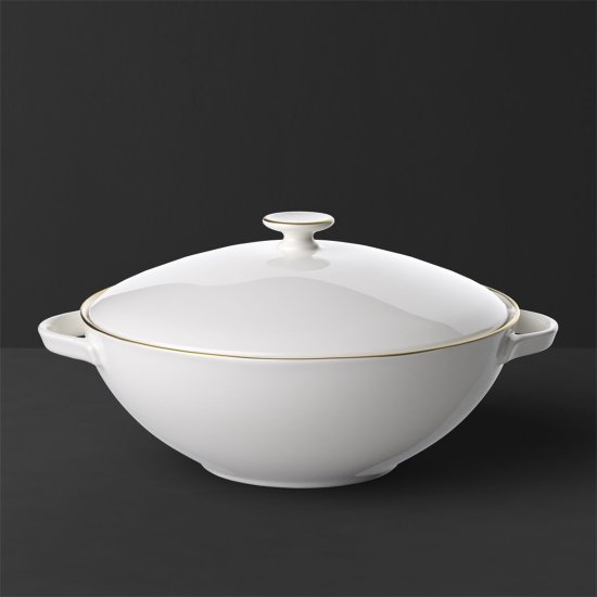 Anmut Gold tureen, white/gold