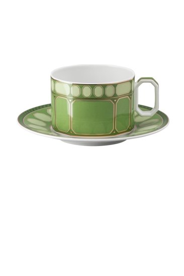 Rosenthal Swarovski Fern cup with saucer