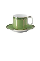 Rosenthal Swarovski Fern Espresso cup with saucer Rosenthal Swarovski Fern Espresso cup with saucer