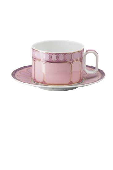 Rosenthal Swarovski Rose cup with saucer