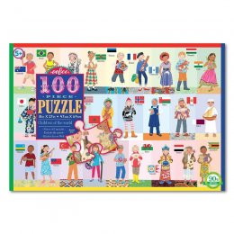 Eeboo -Children of the world 100 Piece Puzzle