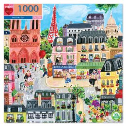 Eeboo -Paris in a Day 1000 Piece Puzzle