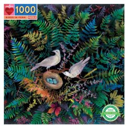 Eeboo Birds in Fern 1000 Piece Puzzle