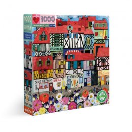 Eeboo -Whimsical Village 1000 Piece Puzzle