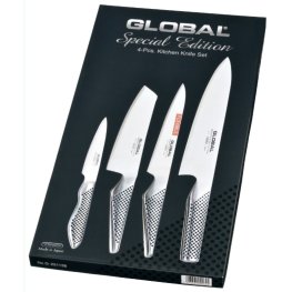 Global 4 Pcs Kitchen Knife Set