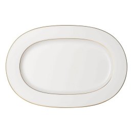 Anmut Gold oval plate, 41 cm, white/gold