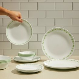 Corelle Spring Blossom Green 18 -pc Set