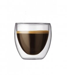 Bodum Pavina Espresso Double-Wall Glasses