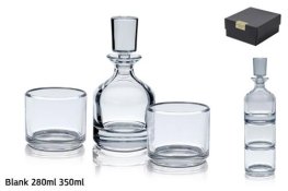 Glass Bohemia Decanter Set