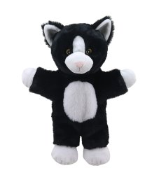 Cat - Black and White - ECO Walking Puppet