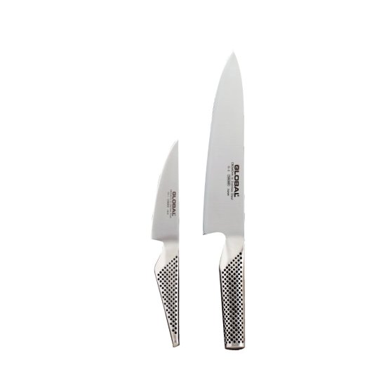 Global 2 Pc Kitchen Knife Set