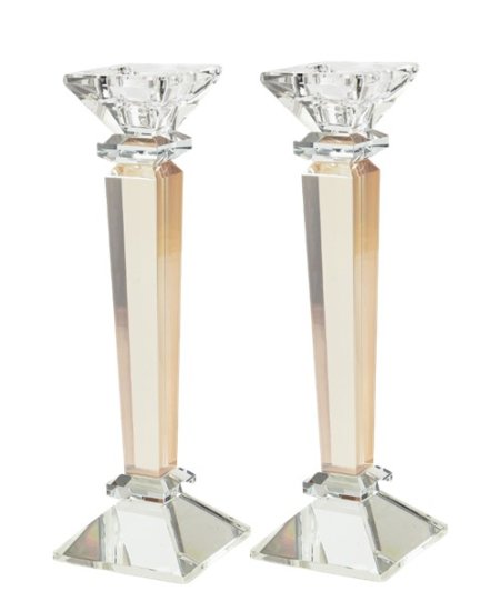 Schönfeld-Set of Crystal Candlesticks
