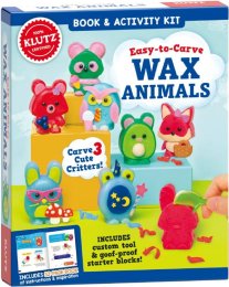 Klutz Easy-to-Carve Wax Animals Craft Kit