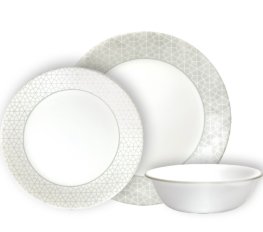 Corelle סט צלחות 18 חלקים, Knox