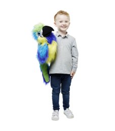 Hand Puppet-Blue & Gold Macaw – Large Birds