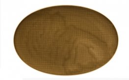 Mesh Walnut Oval Platter 38cm
