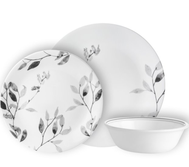 Corelle Misty Leaves 18-pc Set