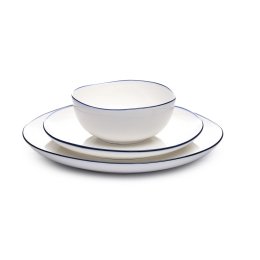 Alfa Ocean Blue Place Setting (soup bowl)