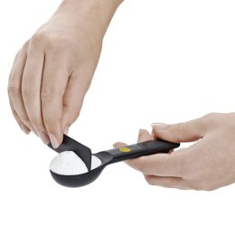 OXO 7 Piece Plastic Measuring Spoons - Black