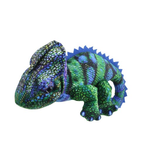 Little Creatures – Blue-Green Chameleon Finger Puppet
