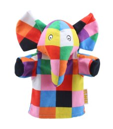 Elmer - Glove doll for babies