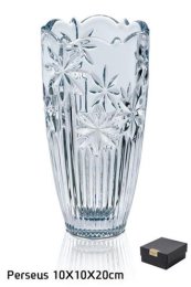 Glass Bohemia Perseus Vase