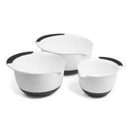 OXO Set of 3 plastic mixing bowls