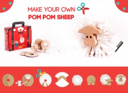 Kipod Pom Pom Sheep