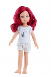 Paola Reina -Red Haired Doll in Pyjamas