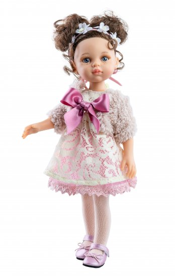 Paola Reina -Carol in Embroidered Dress- Doll