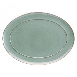 Regency Green Oval Platter