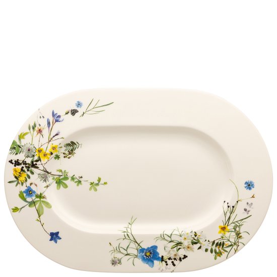 Fleurs des Alpes Lg. Oval Platter