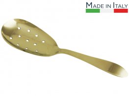 Salvinelli Slotted Rice Spoon-Gold
