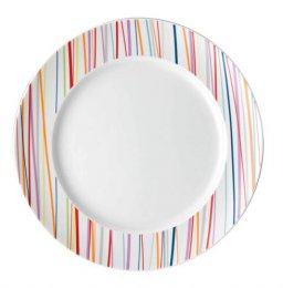 Sunny Day Stripes First Course Plate
