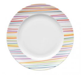 Sunny Day Stripes Dinner Plate