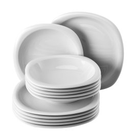Suomi White Dinner Place Setting