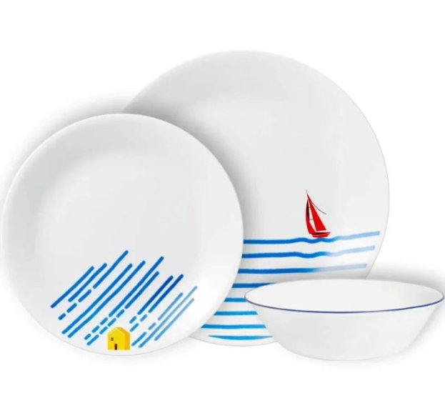 Corelle The Blue 18 pc Set