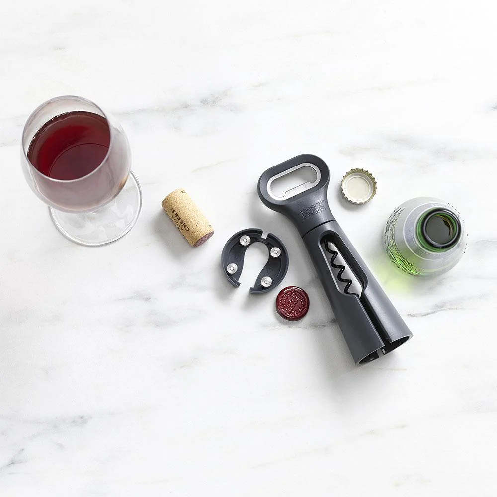 Joseph Joseph BarStar 3-in-1 Gray Corkscrew