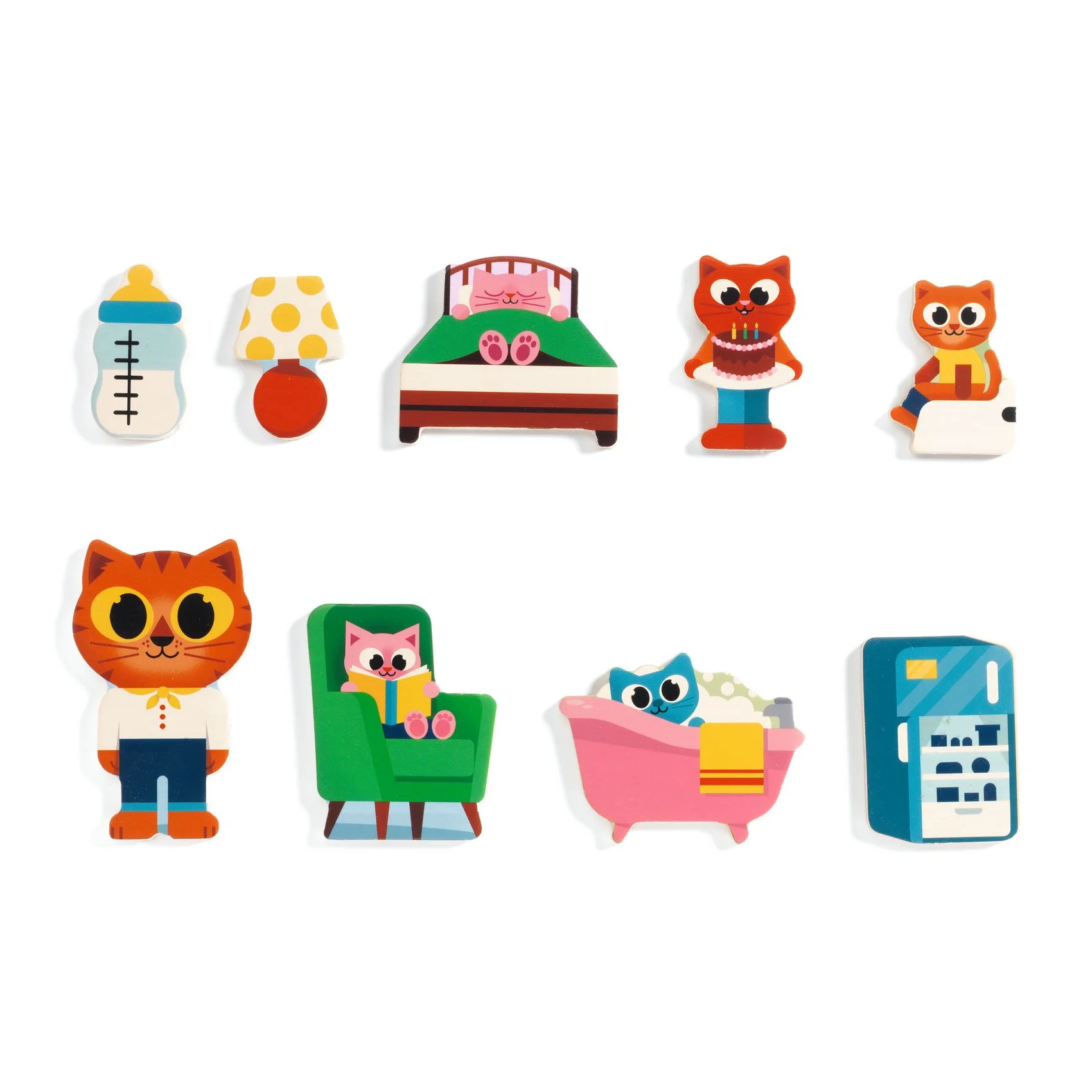 Djeco-Big wood puzzle- House