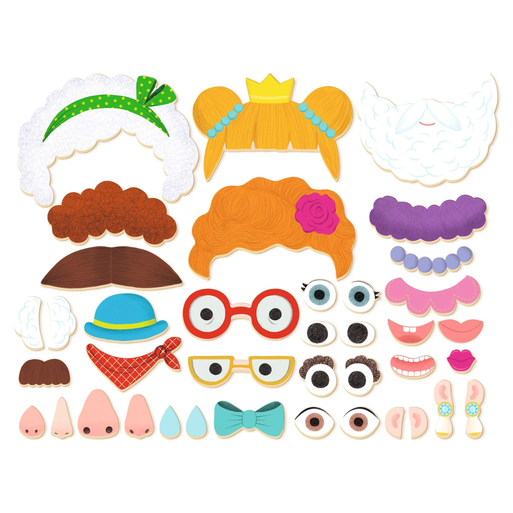 Djeco- Inzebox Portraits magnetic game