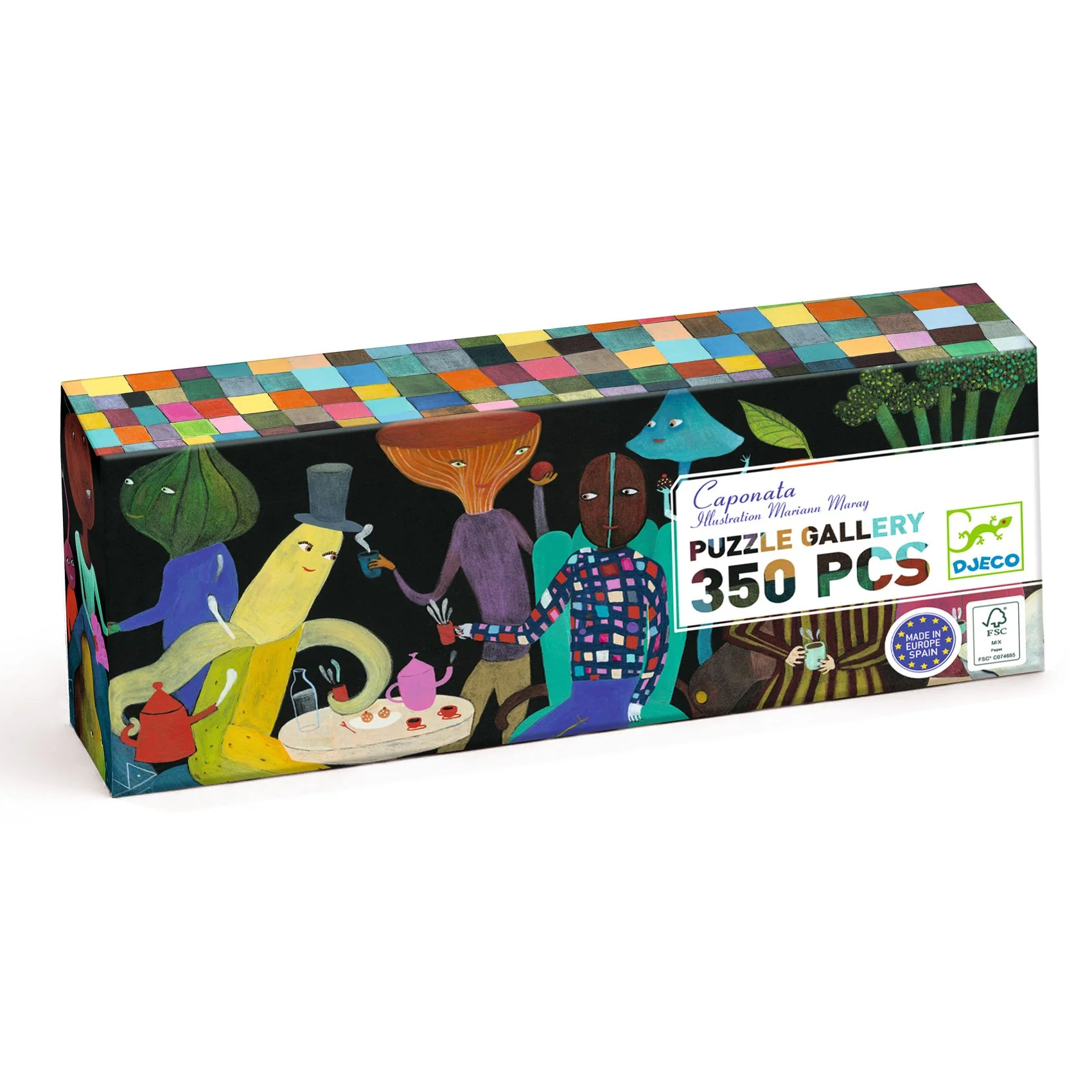 Djeco -Caponata - Gallery 350pcs Puzzle