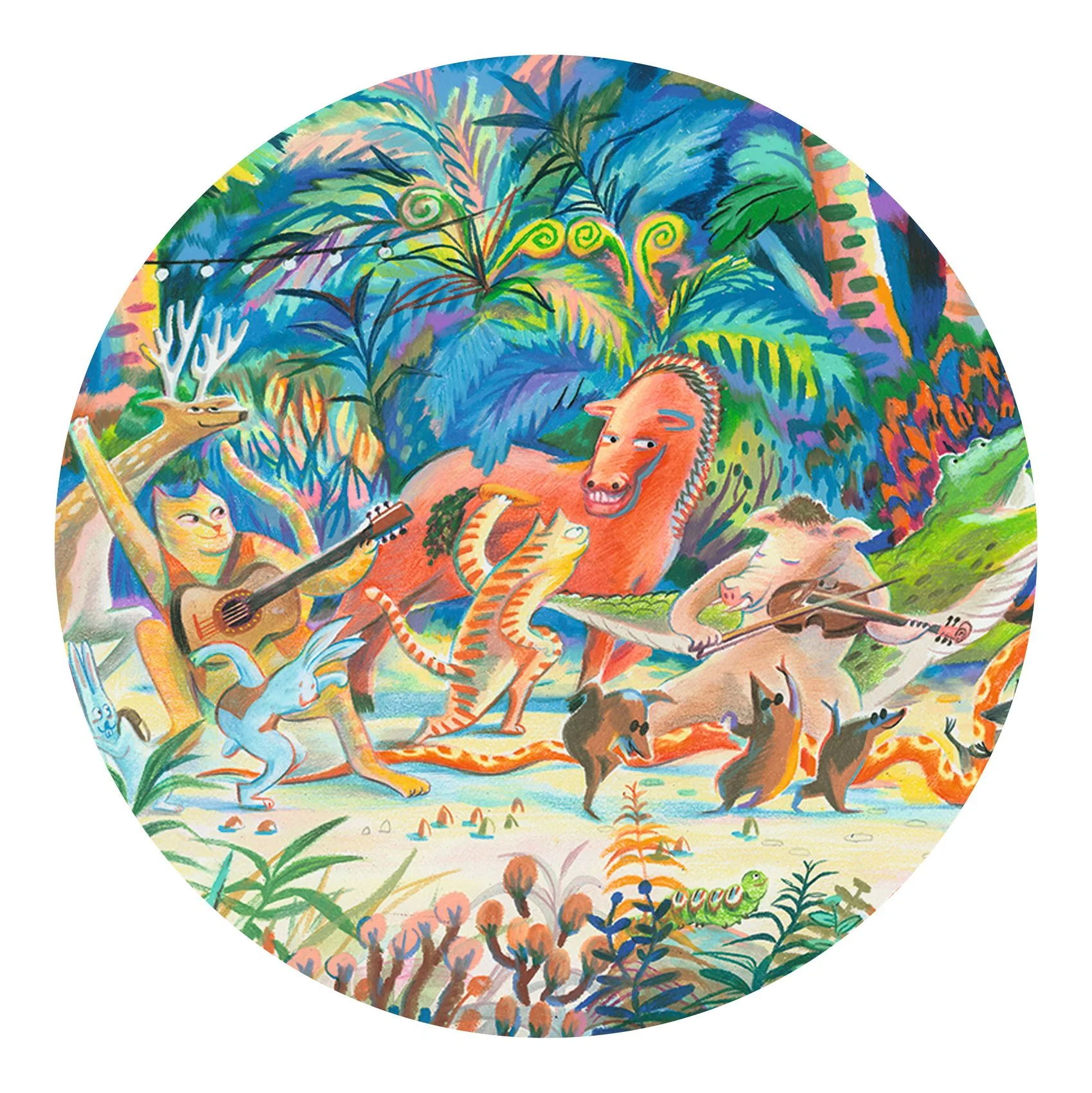 Djeco -Puzzle The Edge Of The Woods - 200 pcs