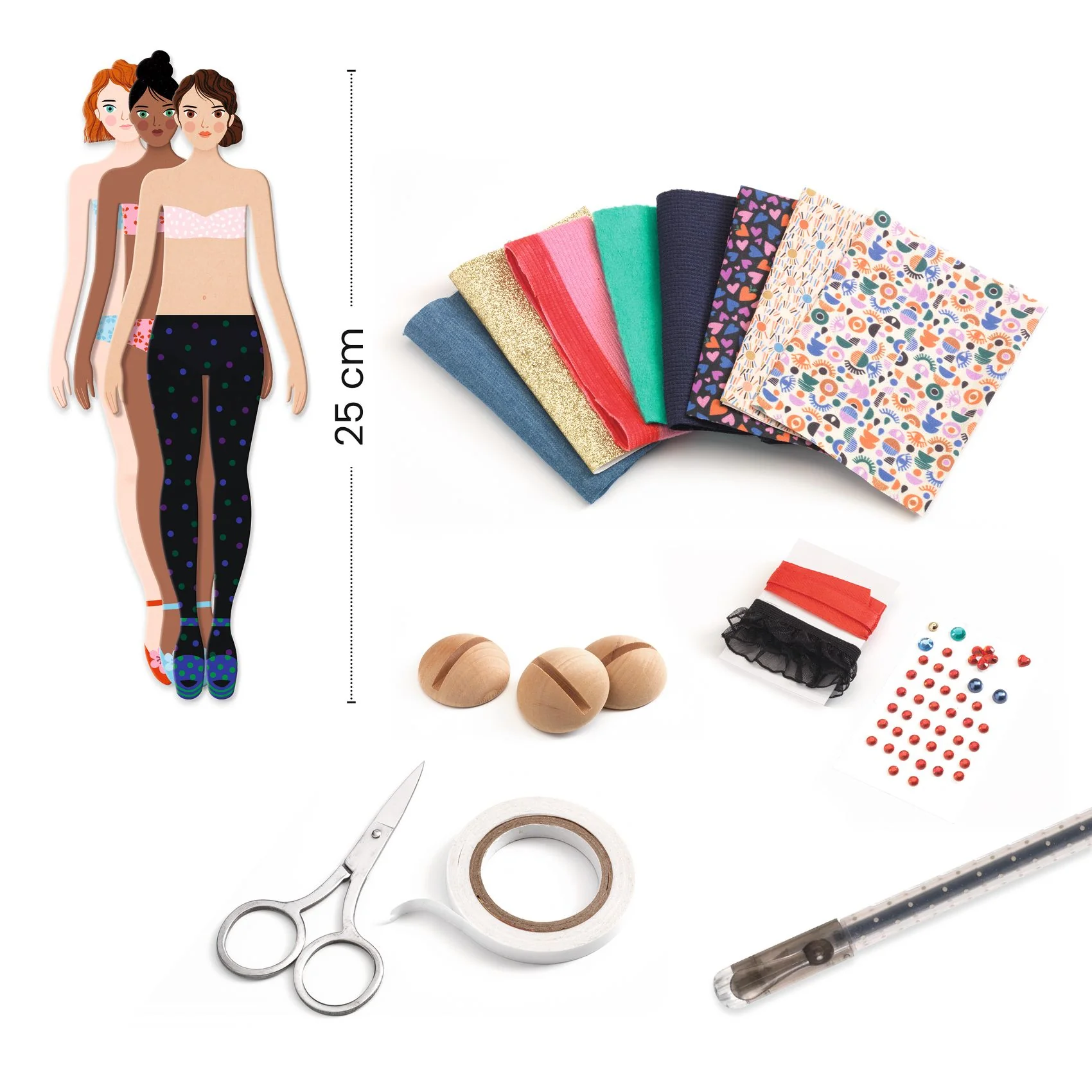 Djeco-Fashion by Marie craft set