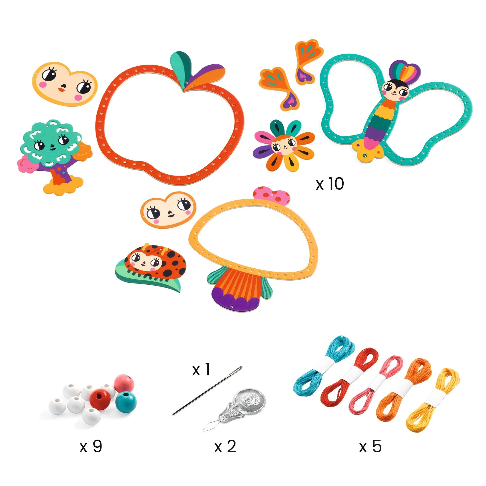 Djeco- Artistic String Art -Garden